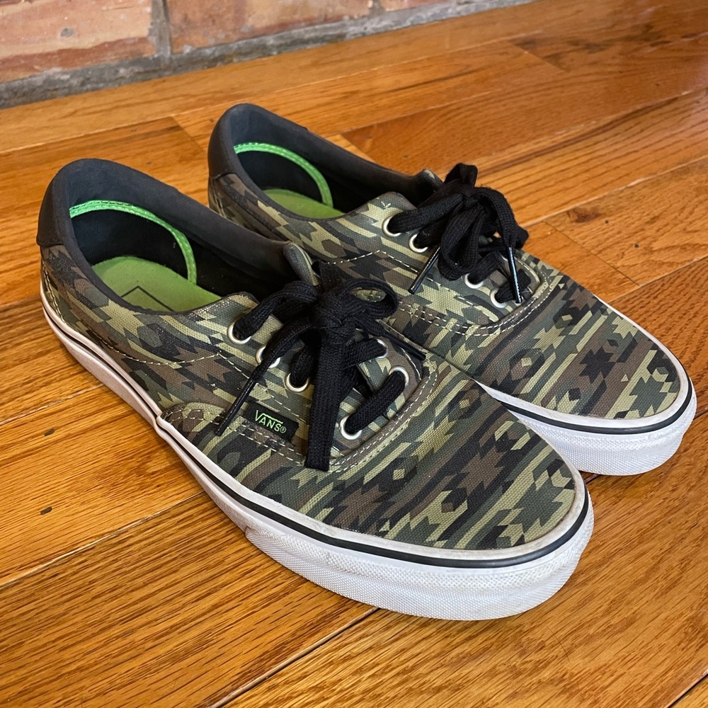 Vans Aztec Camo Canvas Shoes